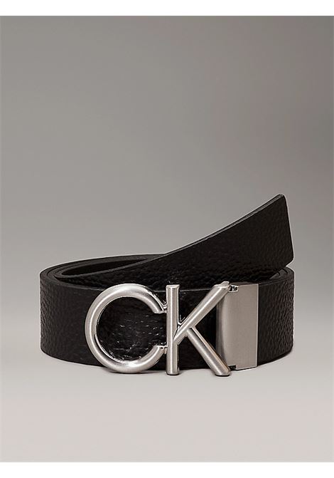 Cintura in pelle con logo CALVIN KLEIN | K50K509956NERO